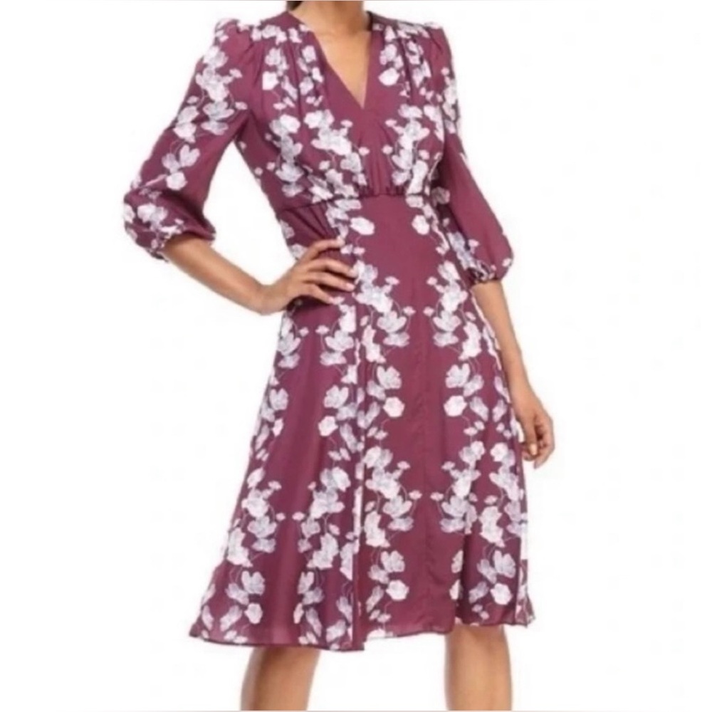 Gal Meets Glam Adelaide Purple‎ Lilac Dress Elegant Polished Feminine Romantic